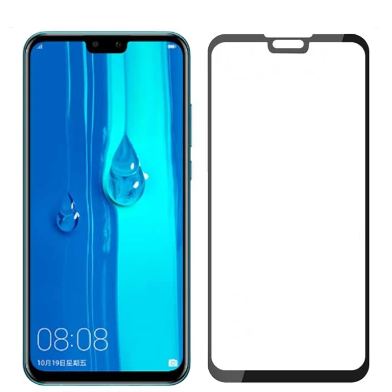 Защитное стекло на huawei y9 y7 y6 y5 prime защита экрана закаленное Броня y 5 6 7 9 huavei hauvei 6y 7y 9y y6 prime