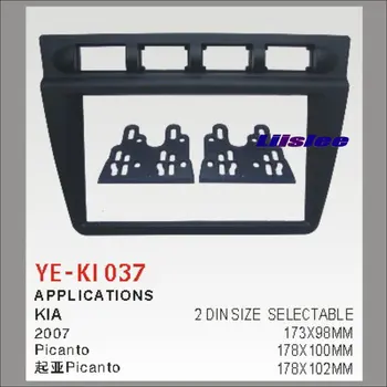 

2 DIN Car Refitting Frame Panel For Kia Picanto 2007 Radio CD DVD Player NAVI Navigation/Dashboard ABS Fascia Kits