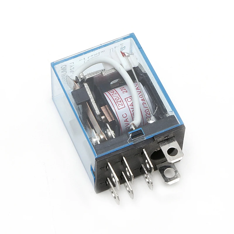 

LY2NJ 220V AC Coil 10A 240V Power Relay DPDT Led Lamp New #L057# new hot