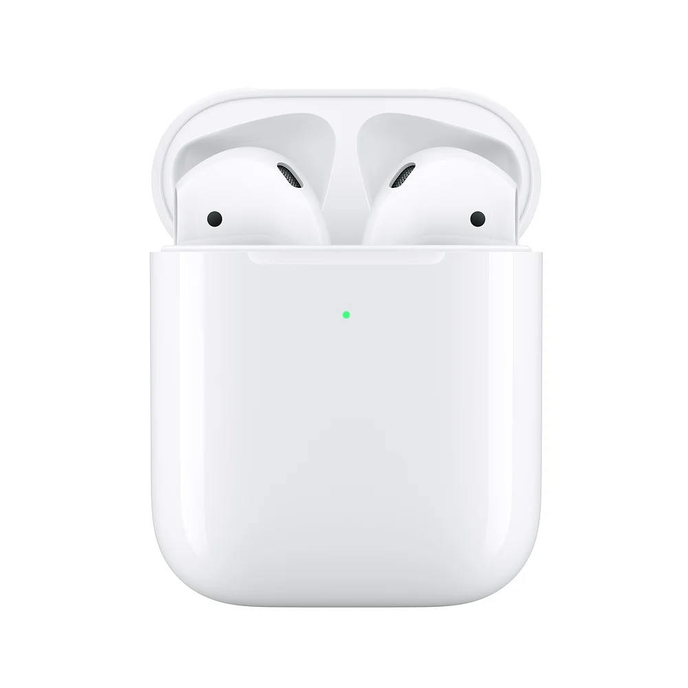 Apple AirPods 2nd с беспроводной зарядный Чехол | беспроводные наушники Bluetooth наушники для iPhone iPad MacBook iPod Apple Watch