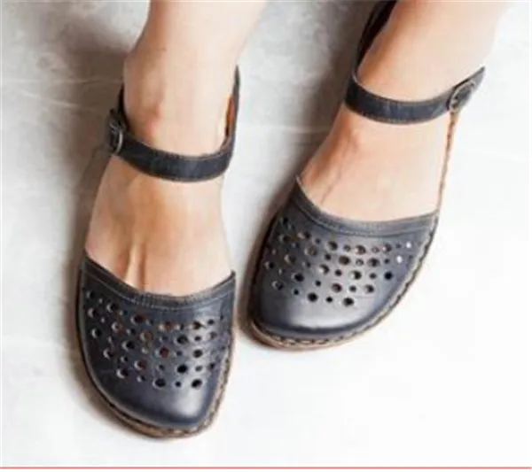 القادمون الجدد الصيف السيدات أحذية حجم كبير 34-43 جلد البقر المرأة الصنادل منصة الأزياء الصنادل للإناث 2018 إمرأة حذاء