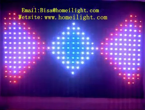 

P18 Digital Programmable 2*3 sqm LED Vision curtain RGB video curtain for stage wedding show