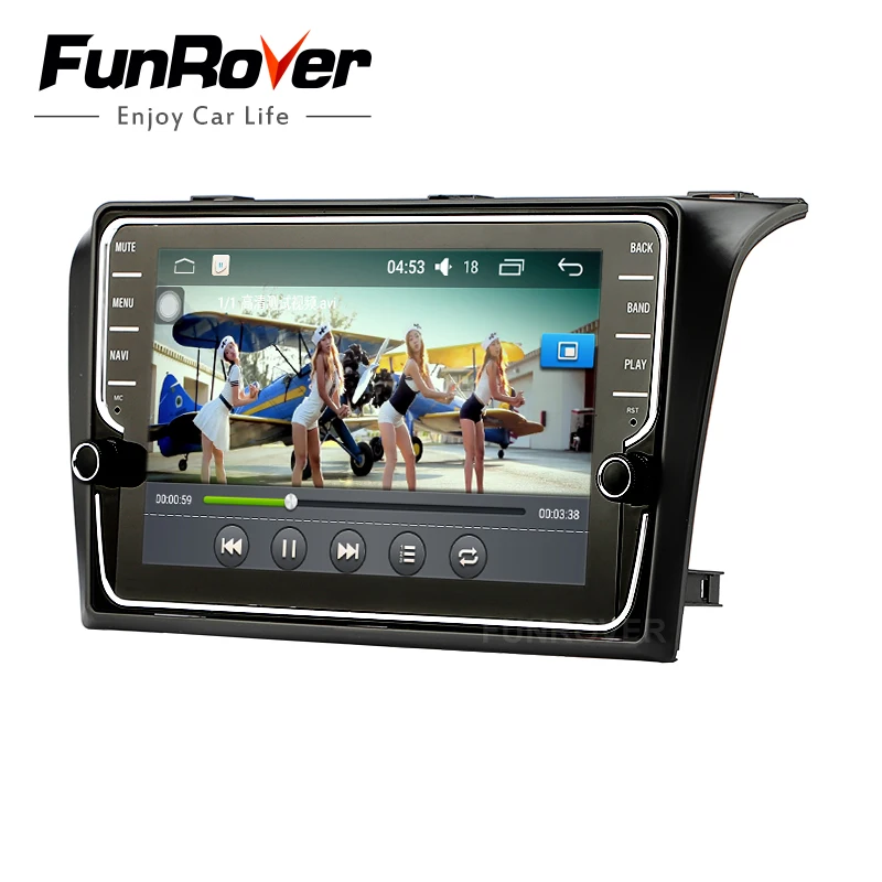 Top Funrover IPS 8"Android8.0 2 din car dvd auto radio tape recorder For Mazda 3 2004-2009 gps stereo Wifi multimedia Navi headunit 4