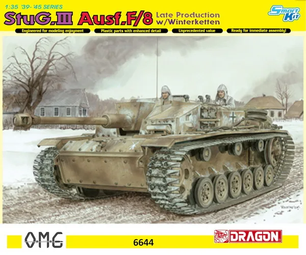 

IN STOCK Dragon 6644 1:35 StuG.III Ausf.F/8 Late Production w/Winterketten