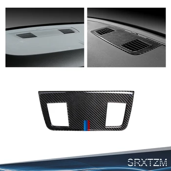 

SRXTZM Car Interior Carbon Fiber Dashboard Speaker Panel Decoration Car Styling Stickers Decoration For BMW E90 3 Series