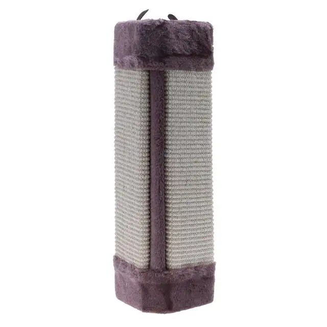 Folding Funny Cat Scratch Toy Catnip Sisal Hemp Kitten Cat Scratching Post Training Toy Sofa Wall Corner Scratcher Pad Mat Board