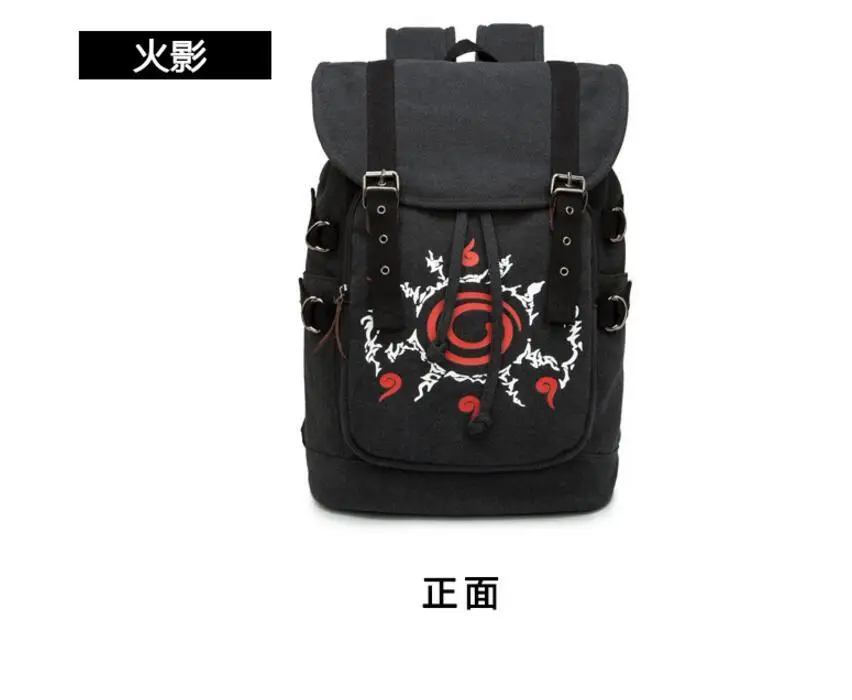 

Anime Naruto Cosplay Student campus male and female canvas leisure backpack child birthday gift