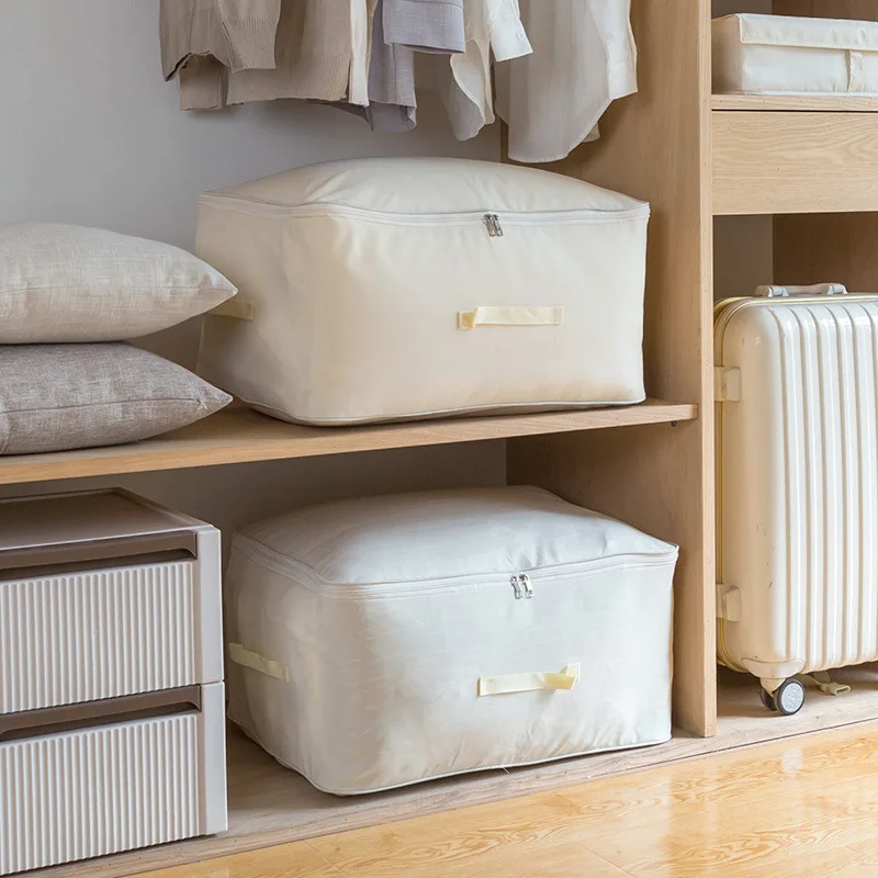 3 Styles Oxford Storage Bag For Quilt Blanket Clothing 1pcs Closet Organizer For Home Durable Wardrobe Organizer With Zipper