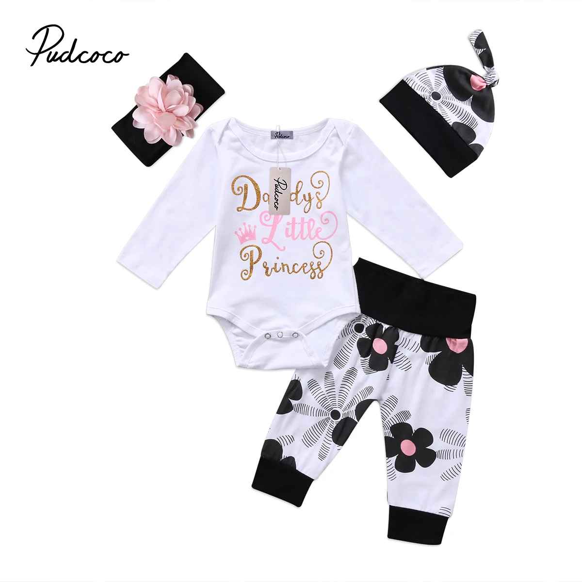 2018 Brand New 0 24M Newborn Infant Baby Girl Boys Spring Clothes Set
