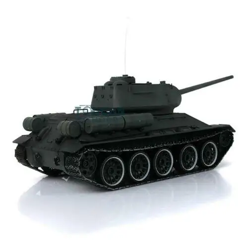 

Henglong 1/16 Green 6.0 Upgraded Soviet T34-85 RTR RC Tank 3909 Metal Tracks TH12929