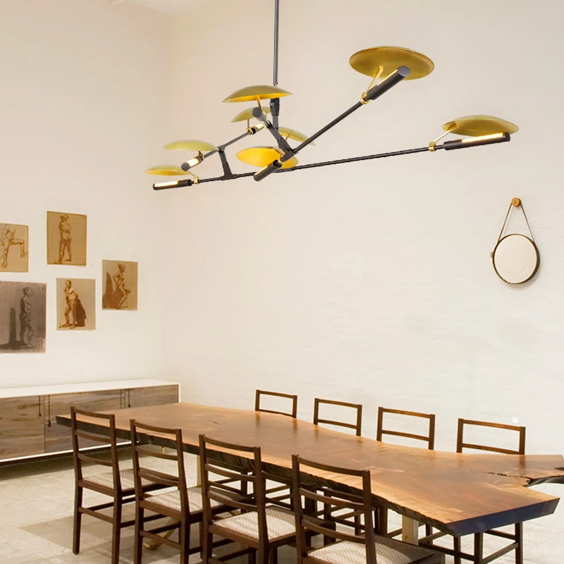 

Postmodern LED living room chandelier loft hanging lights restaurant suspended lamps bedroom lighting Nordic home deco fixtures