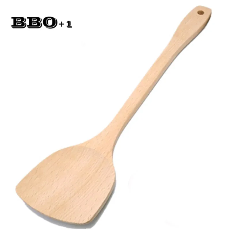 Buy Long Handle Natural Beech Wooden Shovel Nonstick