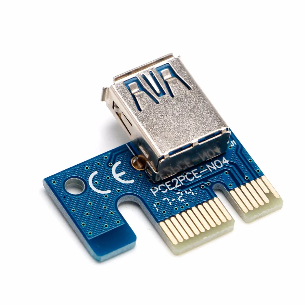 1 комплект USB 3,0 PCI-E Express 1x to 16x удлинитель Riser Board Card Adapter w/SATA кабель подходит для любых видеокарт