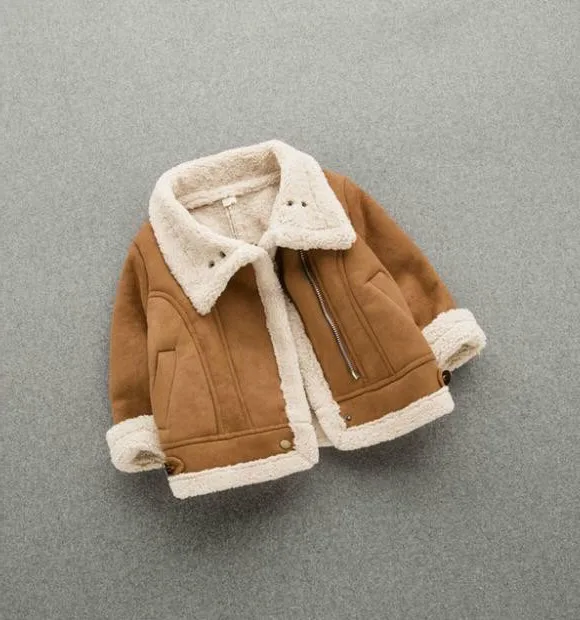 

Toddler Baby's Coat Fashion Tide In Spring And Autumn Boy And Girl Winter With Thick Cotton Jacket