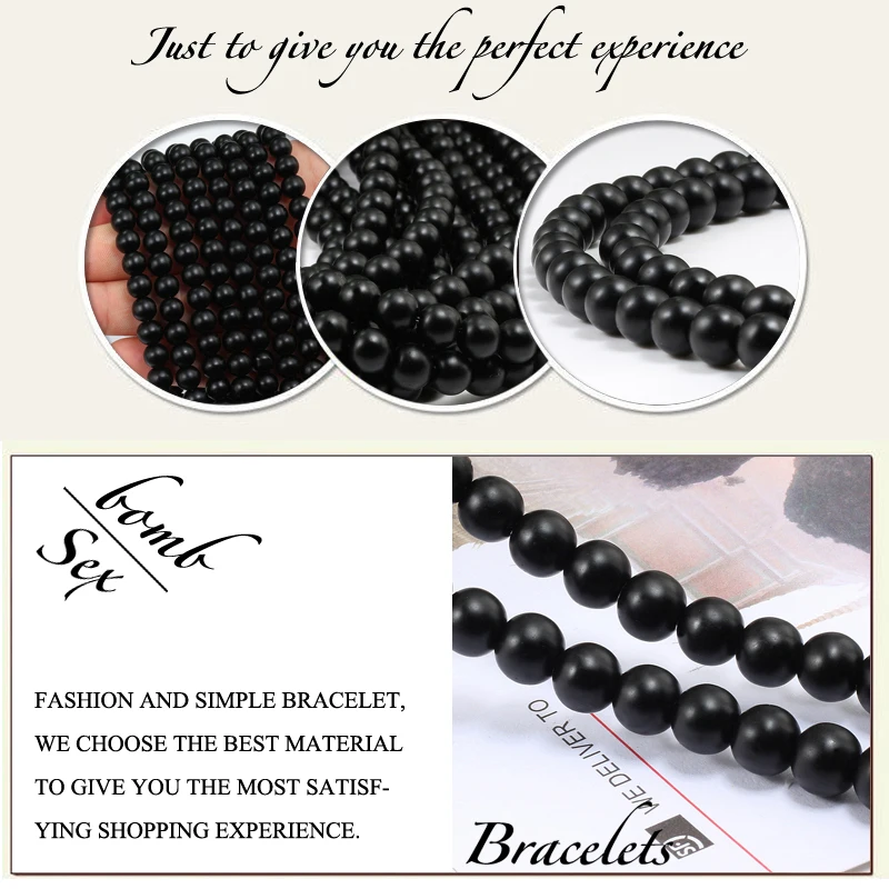 Hot Sale Alloy Hand Black Lava Beads Bracelet Natural Stone Volcanic Prayer Charm Bracelets Women Men Jewelry Femme Homme Gifts