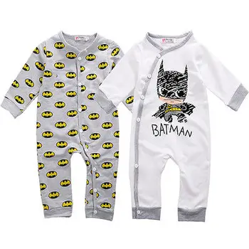 

Baby romper Newborn Baby Girls Boy Batman Rompers Playsuit One-pieces Outfits Autumn Spring Cotton Clothes 0-18M