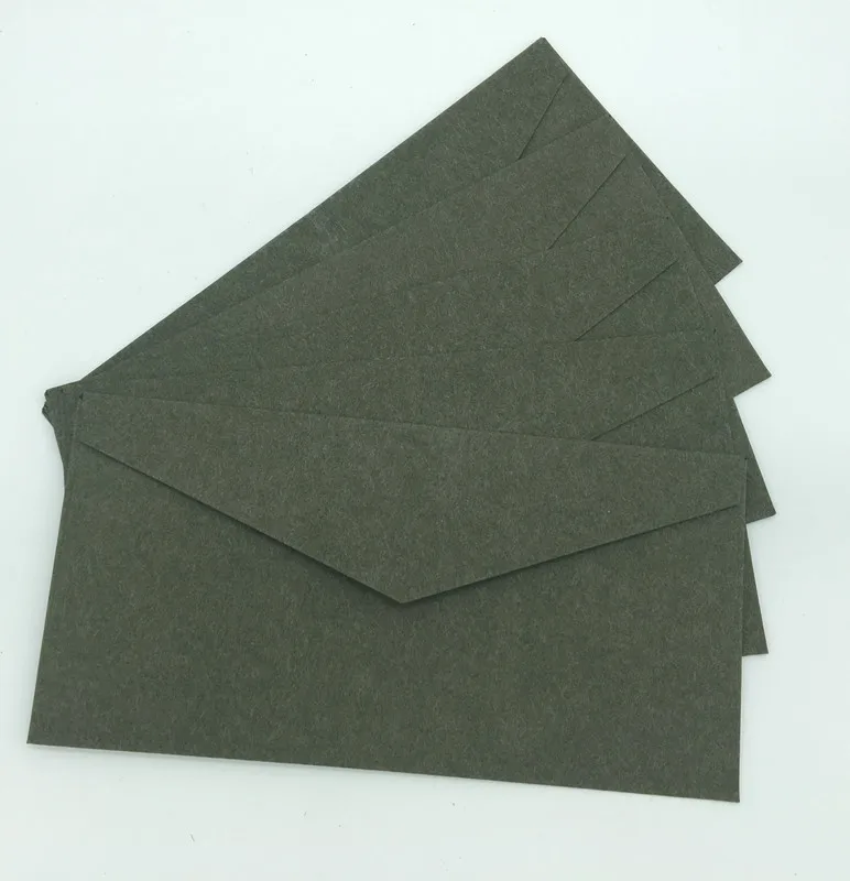 30 шт Пустая Картонная Коробка Подарочный пакет конверт для рождественских поздравительных открыток свадебные приглашения украшения 22*11 см - Цвет: Charcoal grey
