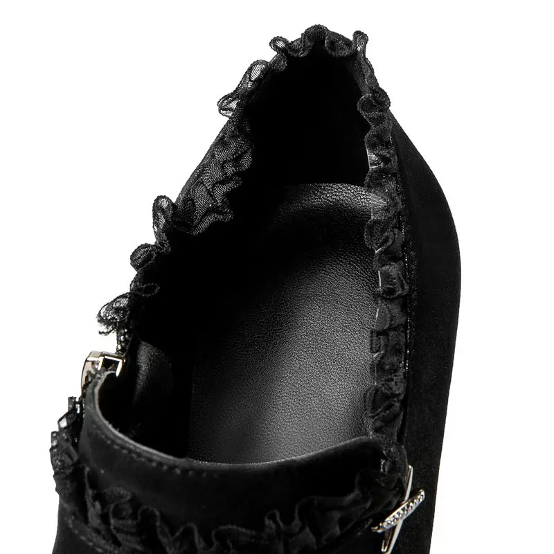 ALLBITEFO genuine leather super high heel shoes fashion party heels comfortable zipper wedding spring autumn women high heels ALLBITEFO genuine leather super high heel shoes fashion party heels comfortable zipper wedding spring autumn women high heels