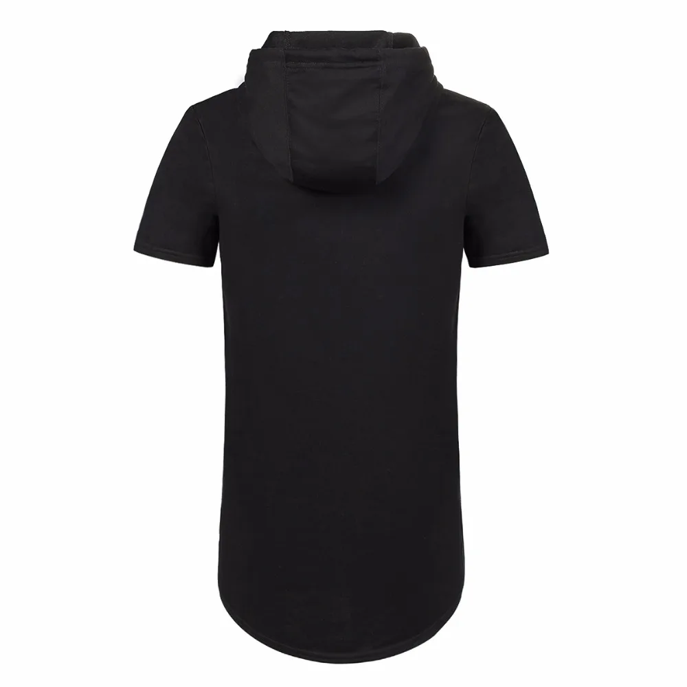 off white short sleeve hoodie