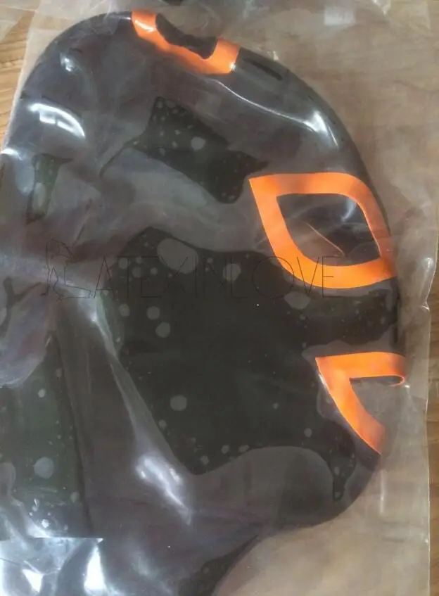 

Sexy Black Rubber Latex Hood Mask Pull-through Holes For Hair