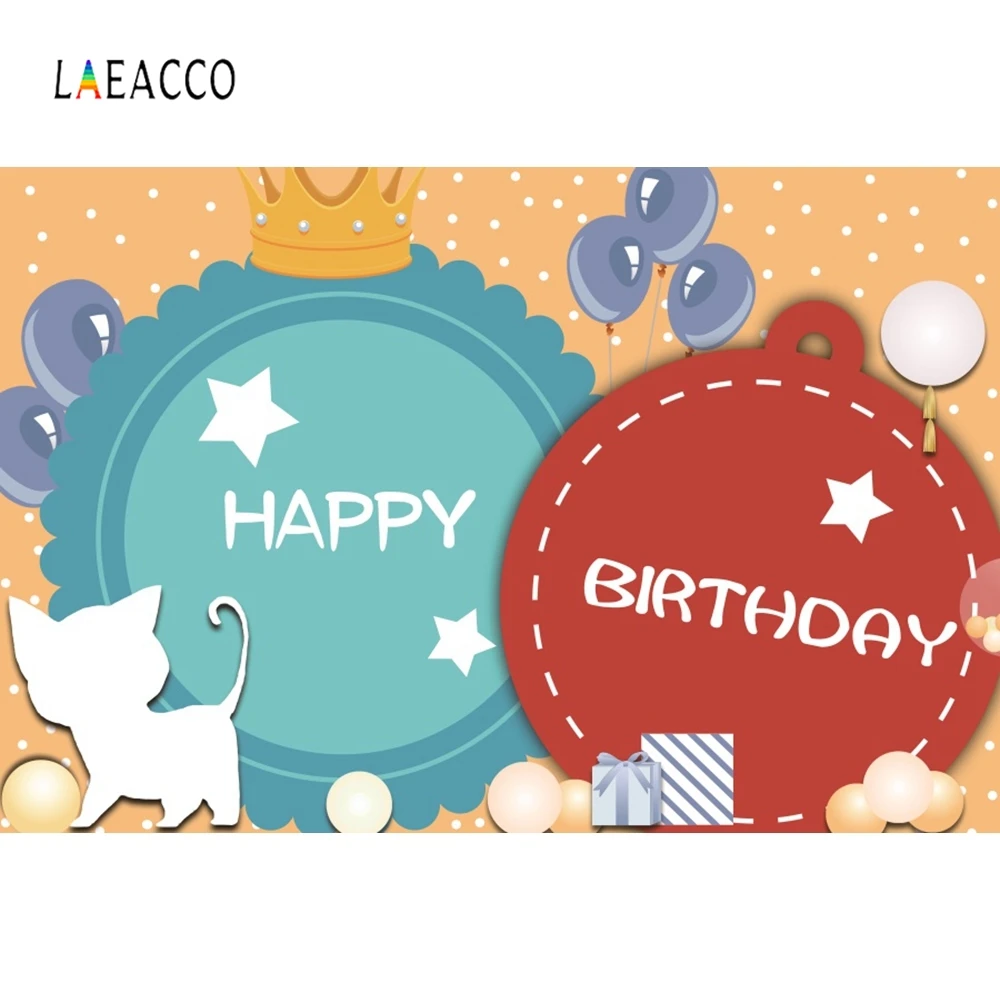 

Laeacco Cartoon Toy Pattern Backdrop Boy Birthday Portrait Photography Background Custom Photographic Backdrops For Photo Studio