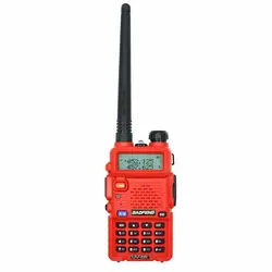 Новый дизайн UV5R красный 136-174/400-480 мГц dual band портативная рация UV-5R двухстороннее радио