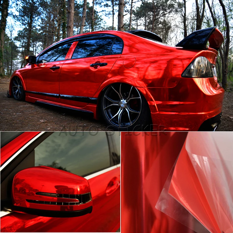 chrome red film