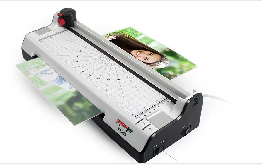 A4 Multi function 2 in 1 Photo Thermal Cold Pouch Laminator Paper Trimmer Paper Cutter