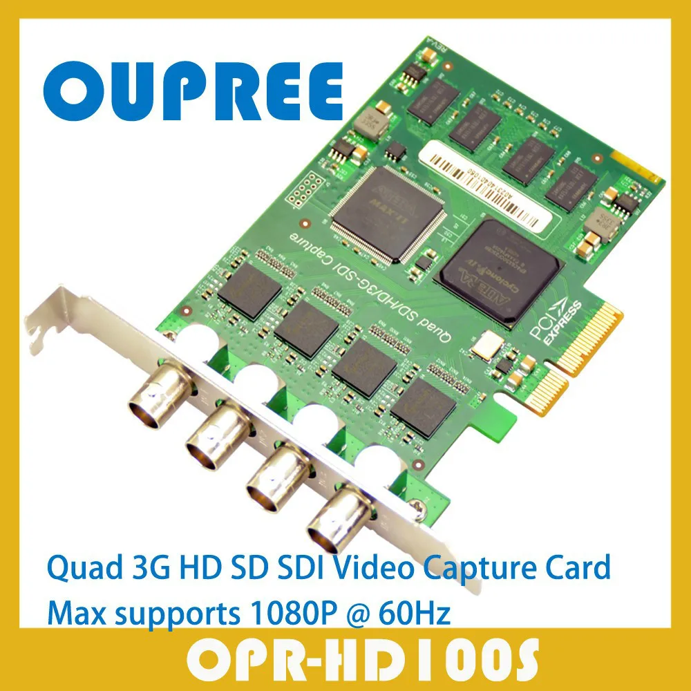 Карта SDI для видеосъемки с 4 каналами поддержка каналов 3G HD SD 1080P при 60 Гц/FPS Grabber OPR