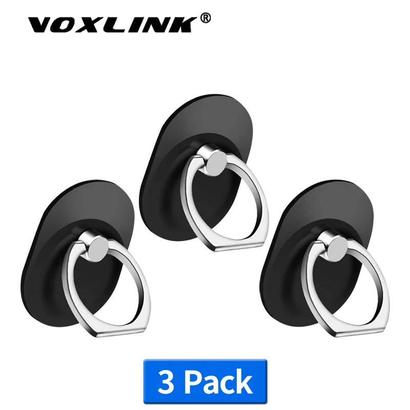 

VOXLINK 180 Degree Thin and light phone mount support for iPhone x 9 8 Xiaomi Samsung Huawei all models of phone ring buckle