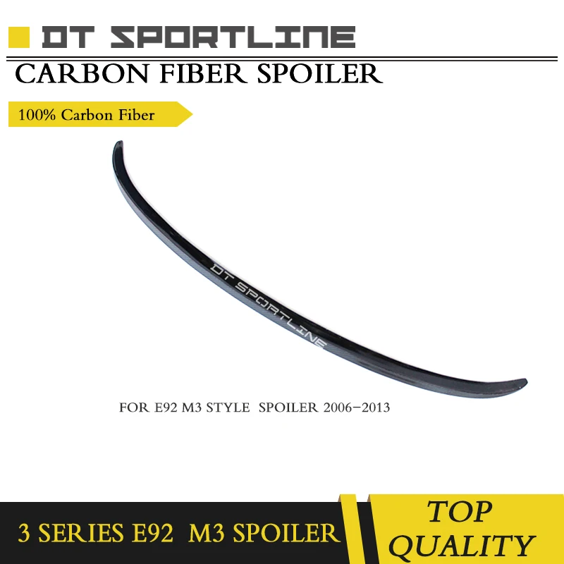 M3 Style For BMW E92 Spoiler 3 Series 2 Door Coupe Carbon 2006 - 2013 Fiber rear wing spoiler | Автомобили и мотоциклы