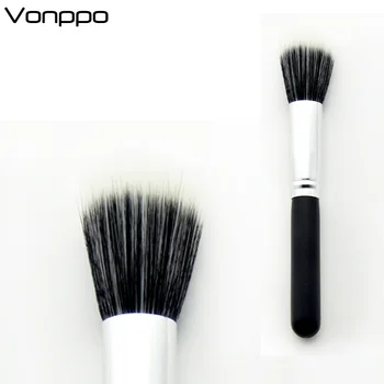 

High Quality Professional Face Makeup Brush Silver Duo Fibre Face Brush 187