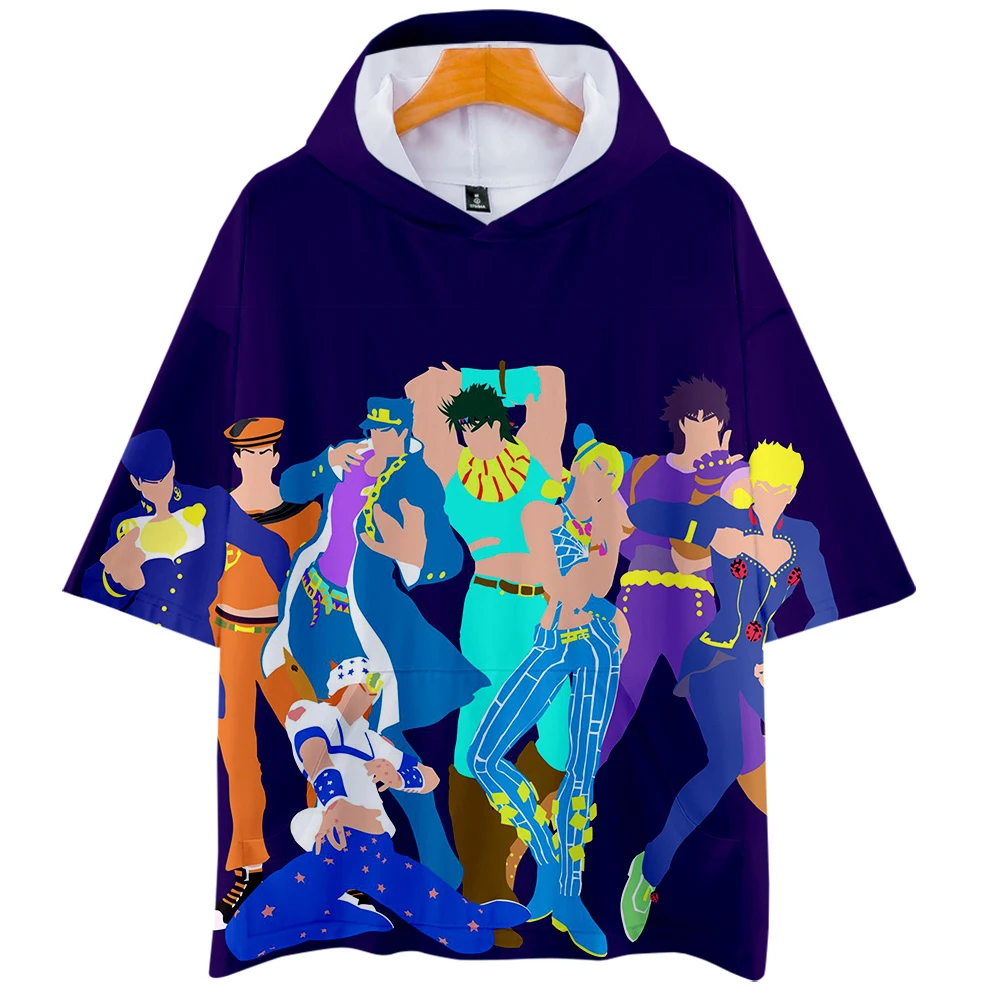 JOJO 3D толстовки футболки модные летние мягкие модные повседневные 2019 новые стильные футболки с короткими рукавами