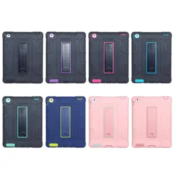 

For iPad 2 3 4 Silicone Case Shockproof Heavy Duty Rubber Hard Stand Case Cover A1395 A1396 A1460 for iPad 2 3 4 Cover Case