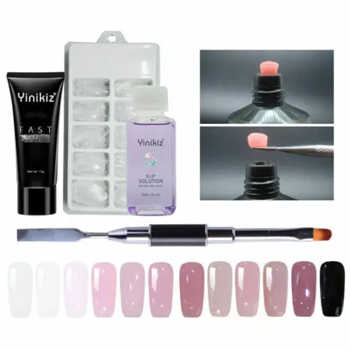 

2019 Hot Sale Multi-Use Top Quick Building Nail Tips Extension Camouflage Builder UV/LED Polygel US