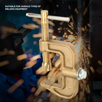 

Welding Earth Clamp 500A Brass Material Classical G Shape Ground Welding Earth Clamp for Welding Machine Brass Welding Clamp