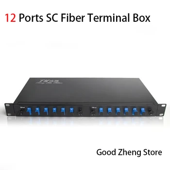 12 Ports Rack-Mount Thickening Fiber Optic Box SC Fiber Optic Termination Box Fiber Optic Distribution 1