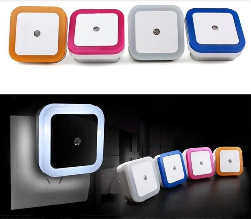 Baby LED night light auto with sensor lamp control 220V EU plug wall lights bedside lamps Backlight for toilet (4)