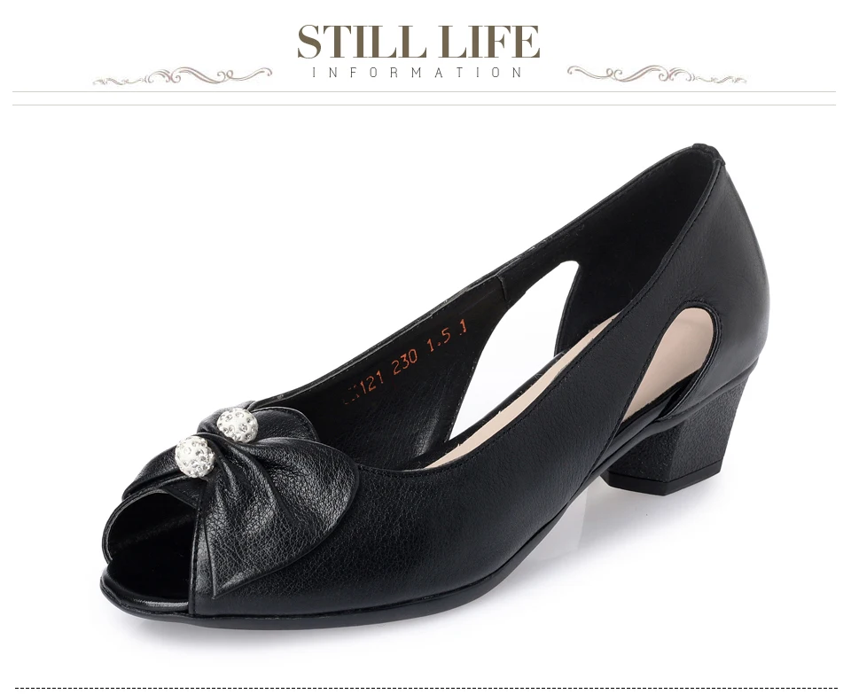 AIYUQI/Новинка; женские туфли сандалии из натуральной кожи с бантом-бабочкой и кристаллами на низком каблуке; удобная модная стильная простая обувь