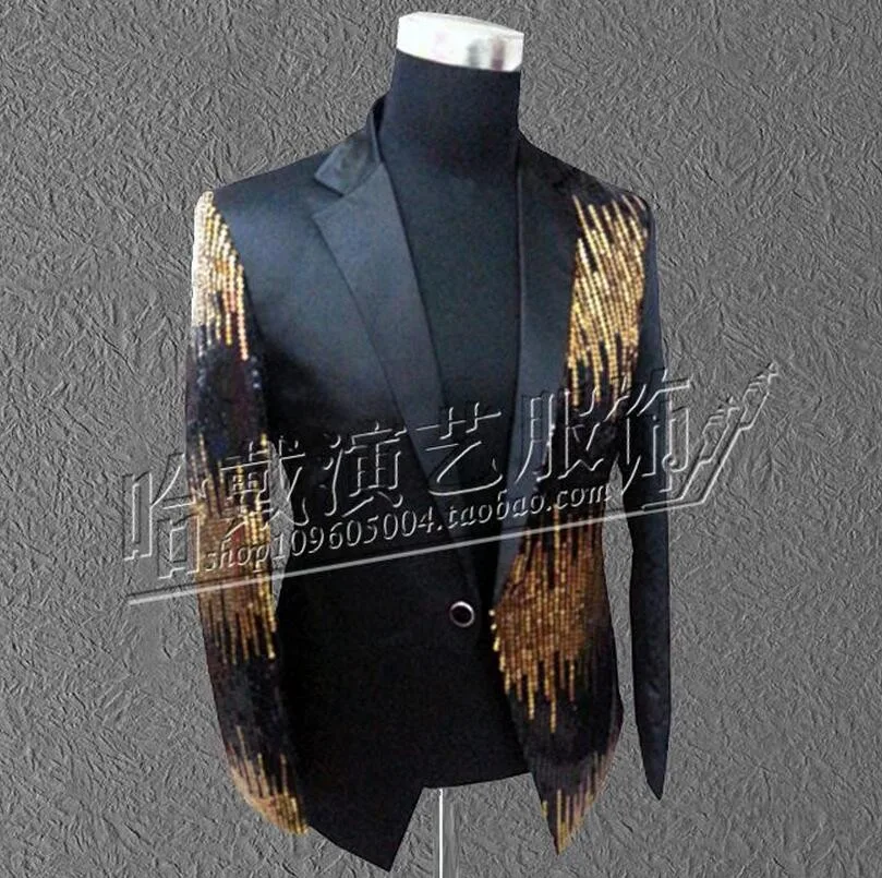 Мужская певица красные черные синие фиолетовые пайетки костюм куртка Camisa Masculina