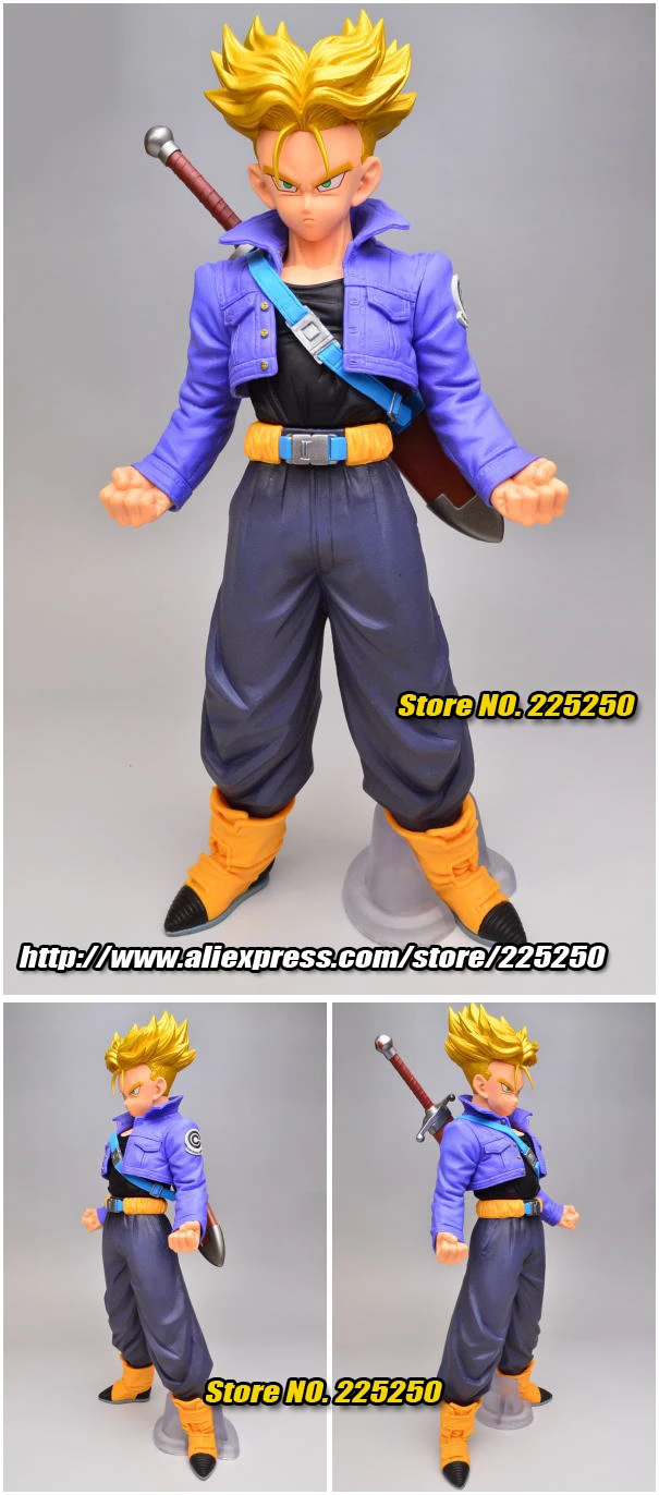 Японское аниме "Dragon Ball Z" Banpresto Master Stars Piece(MSP) Коллекционная Фигурка-super Saiyan Trunks