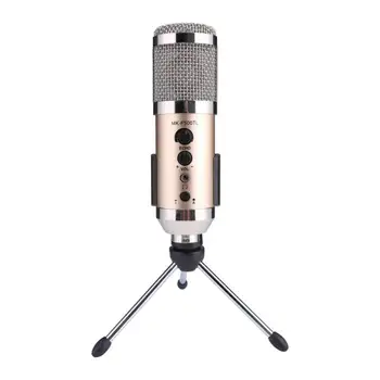 

Professional Condenser Microphone Computer Mobile Phone Large Diaphragm Recording Studio Cardioid Microphone For Ios Android