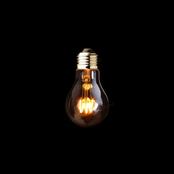 

A19 Amber Shape,3W Dimmable Edison COB LED Soft Filament Bulb,Super warm 2200K,E26 E27 Base,Decorative Household Lighting
