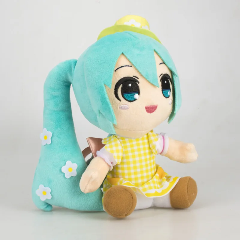 Kawaii Hatsune Miku плюшевые игрушки куклы аниме мягкие куклы Hatsune Miku детские подарки на день рождения для девочек 10 стилей - Цвет: 08
