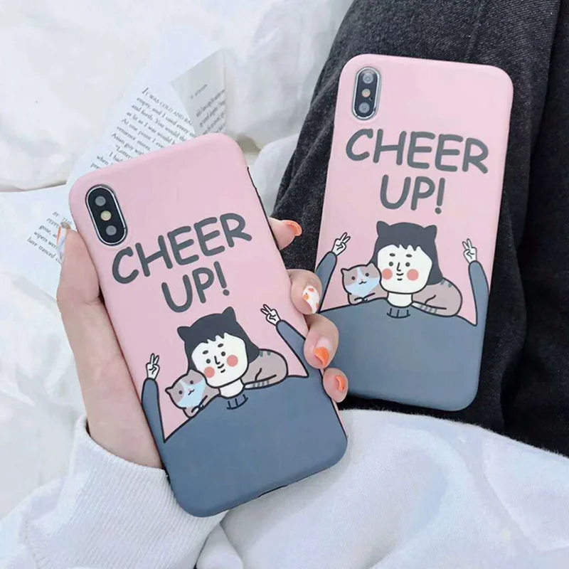 Fashion High Quality Pink Foundation Women's Phone Case for iphone 6 6s 7 8Plus All Inclusive Anti-fall Soft Cover XS Max XR |