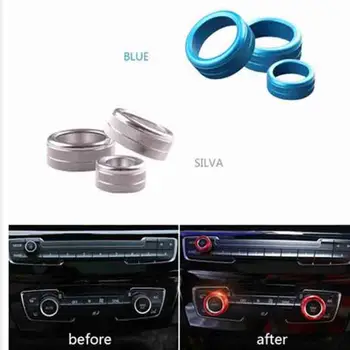 

Air conditioning knob decoration light circle For BMW X1 F48 2015 2016 20i 25i 25le