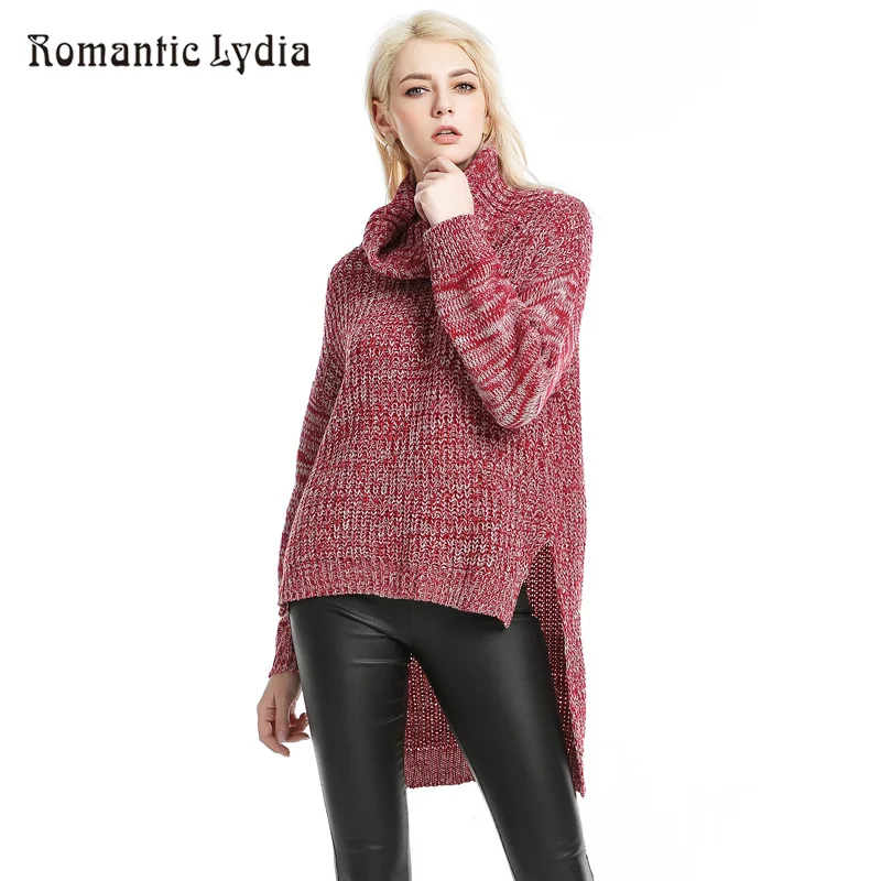 

Thick Turtleneck Sweater Ladies Winter 2018 Fashion Women Long Sleeve Knitted Sweaters