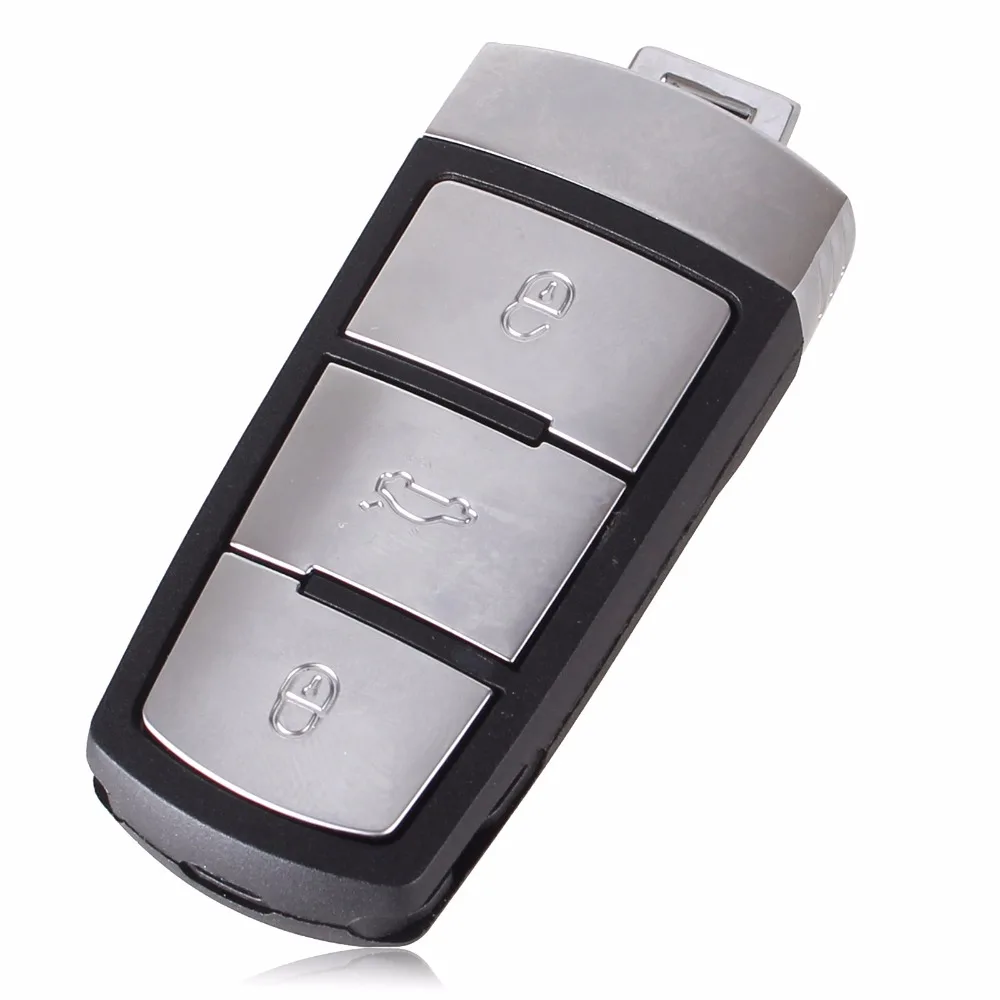 Замена KEYYOU умный пульт дистанционного ключа корпус Fob 3 кнопки для VW Volkswagen CC Passat Magotan ключ-карта крышка