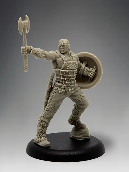 [Loong Way Miniatures] Черное Солнце миниатюры Чемпион Варвара с опциями 35 мм Полимерная миниатюра