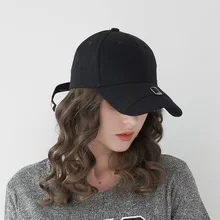 Весенняя и Осенняя полосатая хлопковая бейсболка с вышитым буквенным ремешком, предварительно изогнутый козырек, остроконечная Кепка в стиле хип-хоп для женщин, Черная